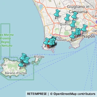 Mappa Via Miliscola, 80070 Bacoli NA, Italia (8.06)