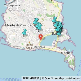 Mappa Via Miliscola, 80070 Bacoli NA, Italia (1.0115)