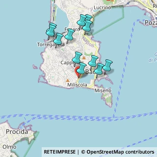 Mappa Via Miliscola, 80070 Bacoli NA, Italia (1.87833)