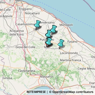 Mappa Via Torquato Tasso, 70015 Noci BA, Italia (7.65556)