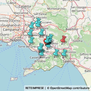 Mappa Via Leonardo Da Vinci, 80040 Poggiomarino NA, Italia (9.12222)