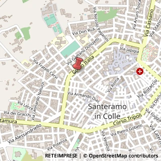 Mappa Via Guglielmo Marconi, 33, 70029 Santeramo in Colle, Bari (Puglia)