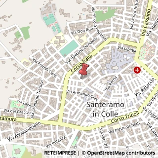 Mappa Via Guglielmo Marconi, 10, 70029 Santeramo in Colle, Bari (Puglia)
