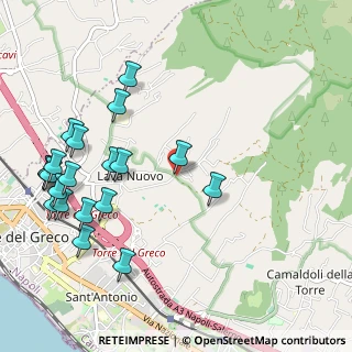 Mappa Via Cappella Bianchini, 80059 Torre del Greco NA, Italia (1.3515)