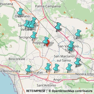 Mappa Via Nuova San Marzano, 80040 Poggiomarino NA, Italia (5.07333)