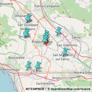 Mappa Via Rosa Gargano, 80040 Poggiomarino NA, Italia (3.86636)