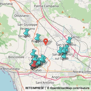Mappa Via Rosa Gargano, 80040 Poggiomarino NA, Italia (4.47053)