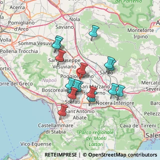 Mappa Via Rosa Gargano, 80040 Poggiomarino NA, Italia (6.44176)
