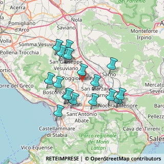 Mappa Via Nuova San Marzano, 80040 Poggiomarino NA, Italia (6.78556)