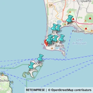 Mappa Via Guglielmo Marconi, 80070 Bacoli NA, Italia (3.08727)