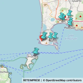 Mappa Via Guglielmo Marconi, 80070 Bacoli NA, Italia (4.21545)