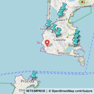 Mappa Via Guglielmo Marconi, 80070 Bacoli NA, Italia (2.57071)