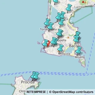 Mappa Via Guglielmo Marconi, 80070 Bacoli NA, Italia (2.3315)
