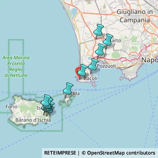 Mappa Via Guglielmo Marconi, 80070 Bacoli NA, Italia (8.31455)