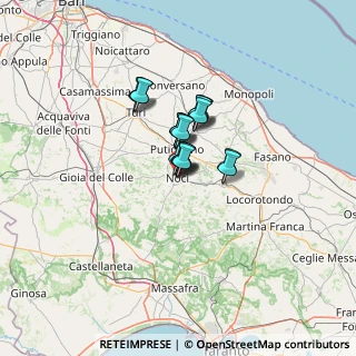 Mappa Via Cesare Battisti, 70015 Noci BA, Italia (7.49556)