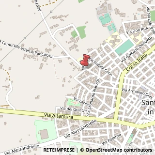 Mappa Via Redipuglia, 1, 70029 Santeramo in Colle, Bari (Puglia)