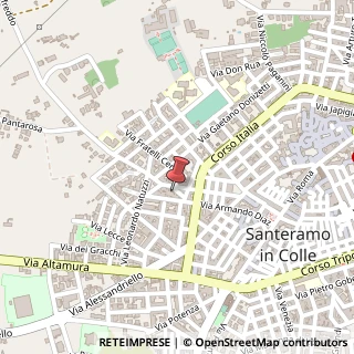 Mappa Via Reggio Calabria, 1E, 70029 Santeramo in Colle, Bari (Puglia)