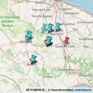Mappa Via Reggio Calabria, 70029 Santeramo In Colle BA, Italia (11.3295)