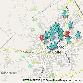 Mappa Via Reggio Calabria, 70029 Santeramo In Colle BA, Italia (0.48889)