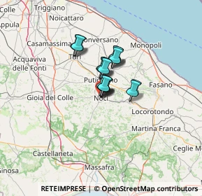 Mappa Via Michele Viterbo, 70015 Noci BA, Italia (7.48556)