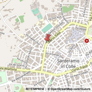 Mappa Via Santa Cecilia,  2, 70029 Santeramo in Colle, Bari (Puglia)