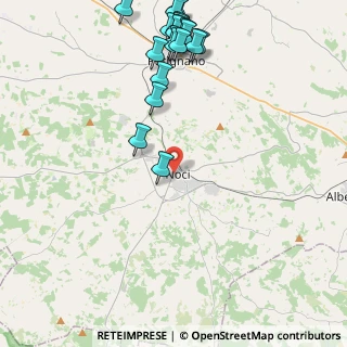Mappa Via Fratelli Bandiera, 70015 Noci BA, Italia (5.8255)