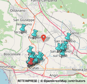 Mappa Via Vincenzo Bellini, 80040 Poggiomarino NA, Italia (4.48211)