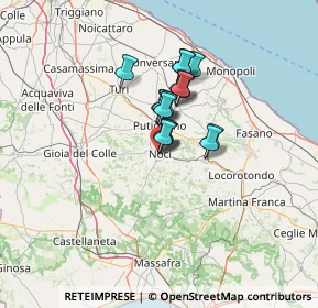 Mappa Via Vittorio Emanuele II, 70015 Noci BA, Italia (8.59875)