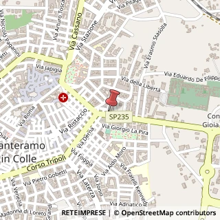 Mappa Via Gioia, 1, 70029 Santeramo in Colle, Bari (Puglia)