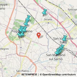 Mappa Via Longola, 80040 Poggiomarino NA, Italia (2.54643)