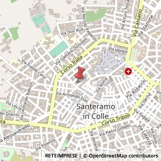Mappa Via Giacomo Puccini, 34-38, 70029 Santeramo in Colle, Bari (Puglia)