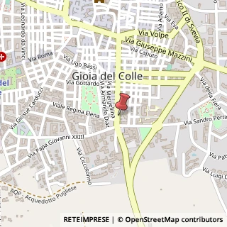 Mappa Via Ricciotto Canudo, 129, 70023 Gioia del Colle, Bari (Puglia)