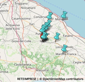 Mappa Via Felice Cavallotti, 70015 Noci BA, Italia (7.64714)