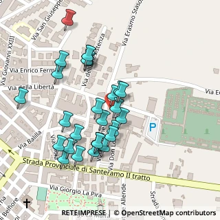 Mappa Via Romolo Murri, 70029 Santeramo In Colle BA, Italia (0.11034)