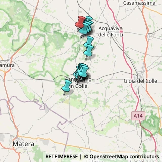 Mappa Via Romolo Murri, 70029 Santeramo In Colle BA, Italia (5.3155)