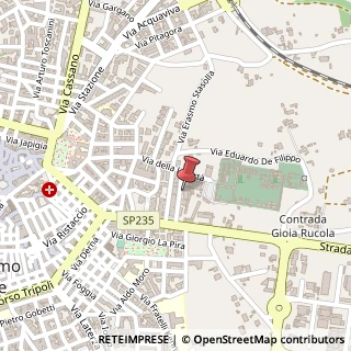 Mappa Via Don Lorenzo Milani, 16, 70029 Santeramo in Colle, Bari (Puglia)