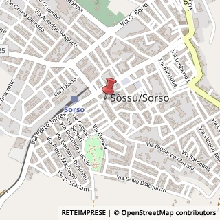 Mappa Via Romangia, 29, 07037 Sorso, Sassari (Sardegna)