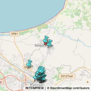 Mappa Via Sennori, 07037 Sorso SS, Italia (6.4715)