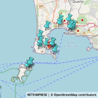 Mappa Via Lungolago, 80070 Bacoli NA, Italia (3.6644444444444)