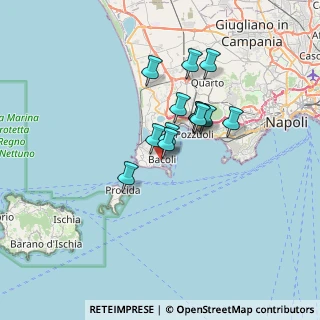 Mappa Via Lungolago, 80070 Bacoli NA, Italia (5.3623076923077)