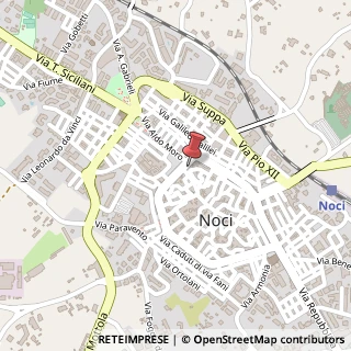 Mappa Piazza Garibaldi, 10, 70015 Noci, Bari (Puglia)