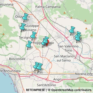 Mappa Via Nuova S. Marzano, 80040 Poggiomarino NA, Italia (4.43727)