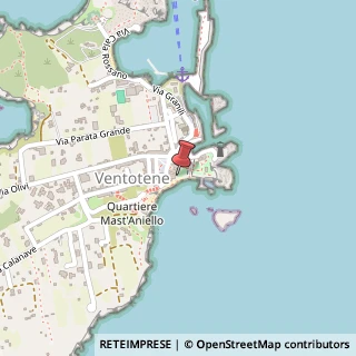 Mappa Piazza Castello, 5/6, 04020 Ventotene, Latina (Lazio)