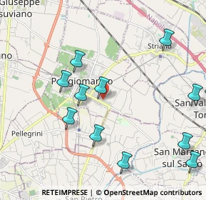 Mappa Via Giacomo Puccini, 80040 Poggiomarino NA, Italia (2.59333)