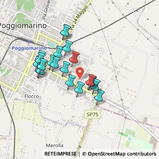 Mappa Via Giacomo Puccini, 80040 Poggiomarino NA, Italia (0.437)