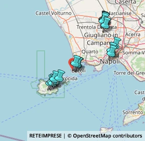 Mappa Via Acquamorta, 80070 Monte di Procida NA, Italia (15.8355)