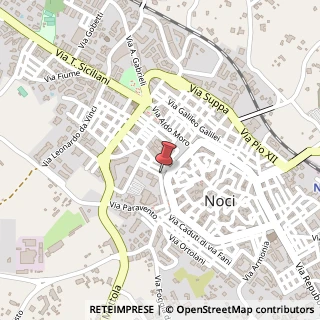 Mappa Via Fratelli Bandiera, 5, 70015 Noci, Bari (Puglia)