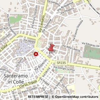 Mappa Via Etna, 16, 70029 Santeramo in Colle, Bari (Puglia)