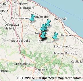 Mappa Via Monte Grappa, 70015 Noci BA, Italia (5.08727)