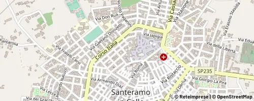 Mappa Santeramo in Colle